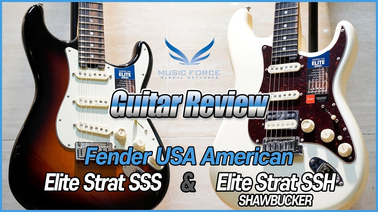 Guitar Review] Fender USA American Elite Strat SSS & SSH