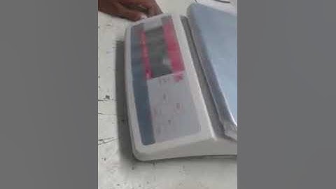 Ohaus valor 1000 calibration method 1 Complete pr Process