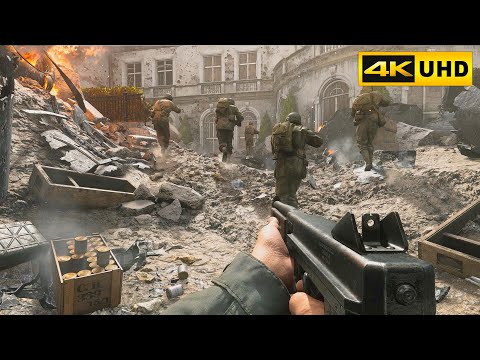 Collateral Damage | Realistic Immersive Ultra Graphics Gameplay [4K 60FPS UHD] Call Of Duty: WWII