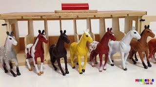 Caballos Infantiles Horse Stable And The Abc Song For Kids Mimonona Stories