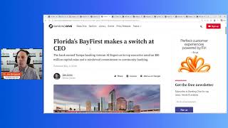 Bank News: Failed bank CEO going to jail, M&A activity, AI activity, and payment fraud