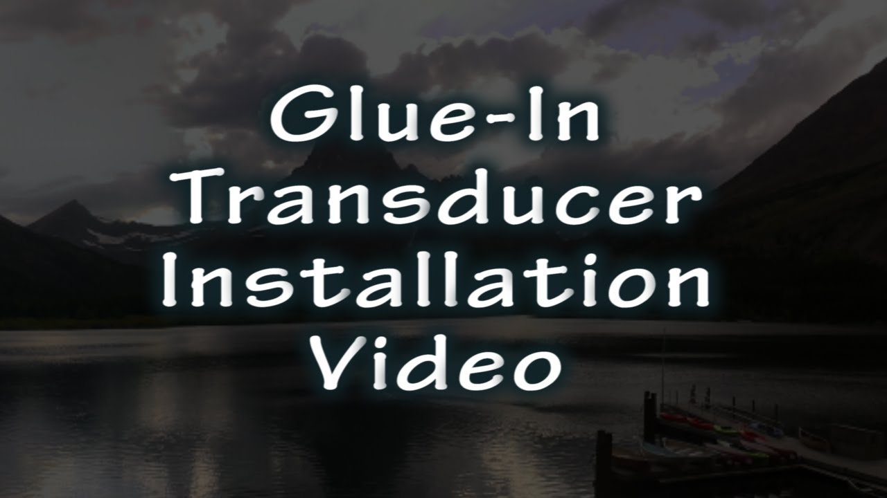 HawkEyeÂ® Video Short | Gluing a Transducer Inside the Hull 