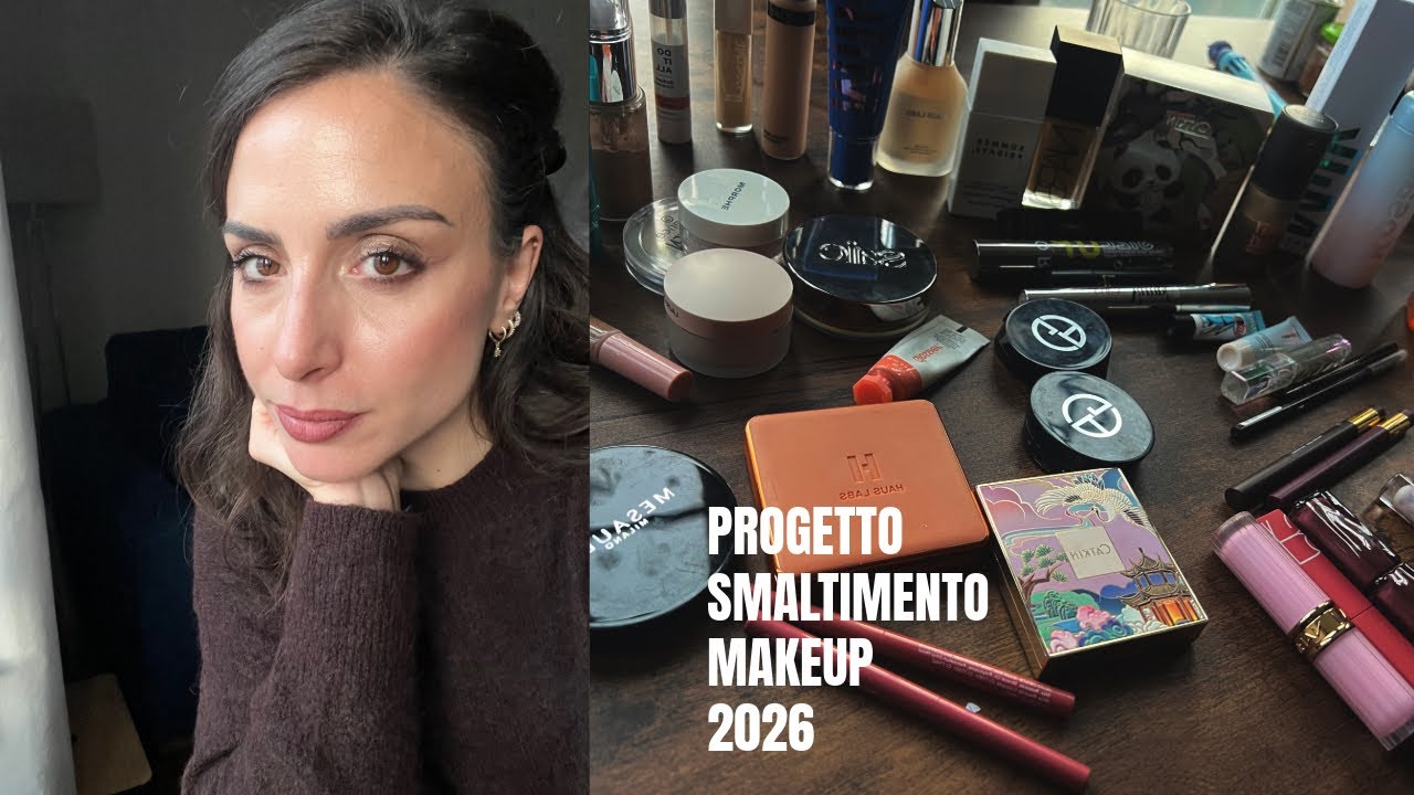 PROGETTO SMALTIMENTO MAKE-UP 2026 💪🏻 ! 100 PRODOTTI DA VOLER FINIRE IN UN ANNO!! 
