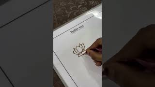 Lotus Mehndi Design Tutorial ✨step by step. 💖