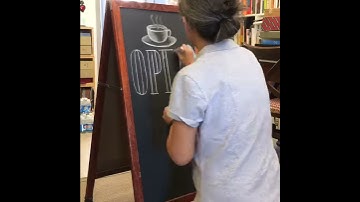 Chalkboard lettering for The Buttery #shorts