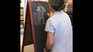 Chalkboard lettering for The Buttery #shorts