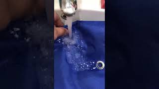 Проверка водой ткани оксфорд