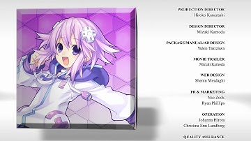 「Hyperdimension Neptunia」 Ending 《Waifu2x》