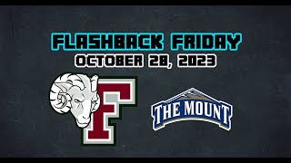 Flashback Friday: Fordham University vs. Mount St. Mary's University (October 28, 2023)
