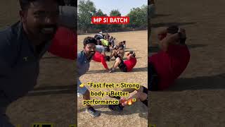 MP SI Aspirants Ka Explosive Workout 🔥