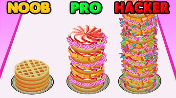 NOOB vs PRO vs HACKER in Pancake Rush