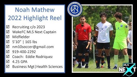 Noah Mathew 2022 Highlight Reel