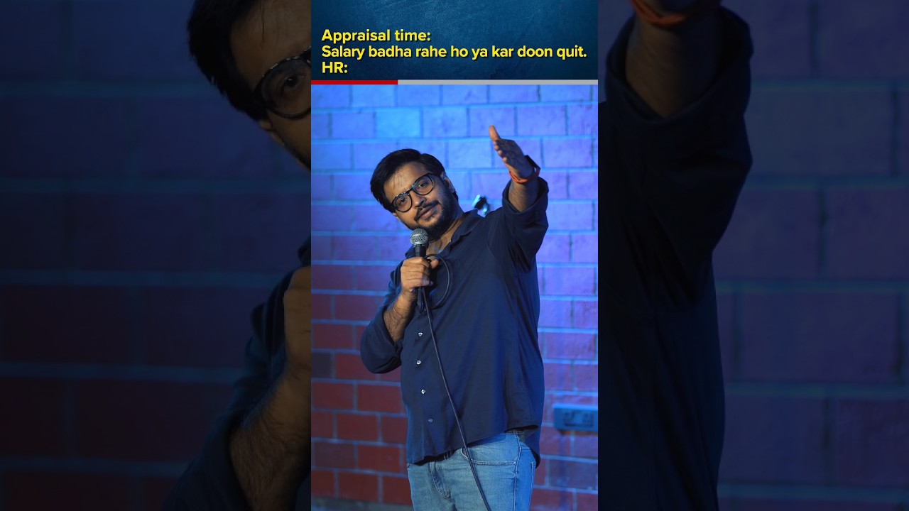 Appraisal time #appraisal #officejokes #youtubeshorts #shortsvideo #sundeepsharma #standupcomedy