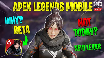 APEX LEGENDS MOBILE NEW BETA UPDATE IS NOT COMING || APEX MOBILE NEW BETA LAUNCH DATE