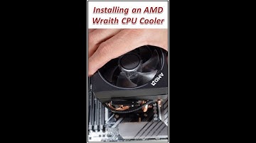 How to install an AMD Wraith Prism or Wraith Max CPU Cooler #Shorts