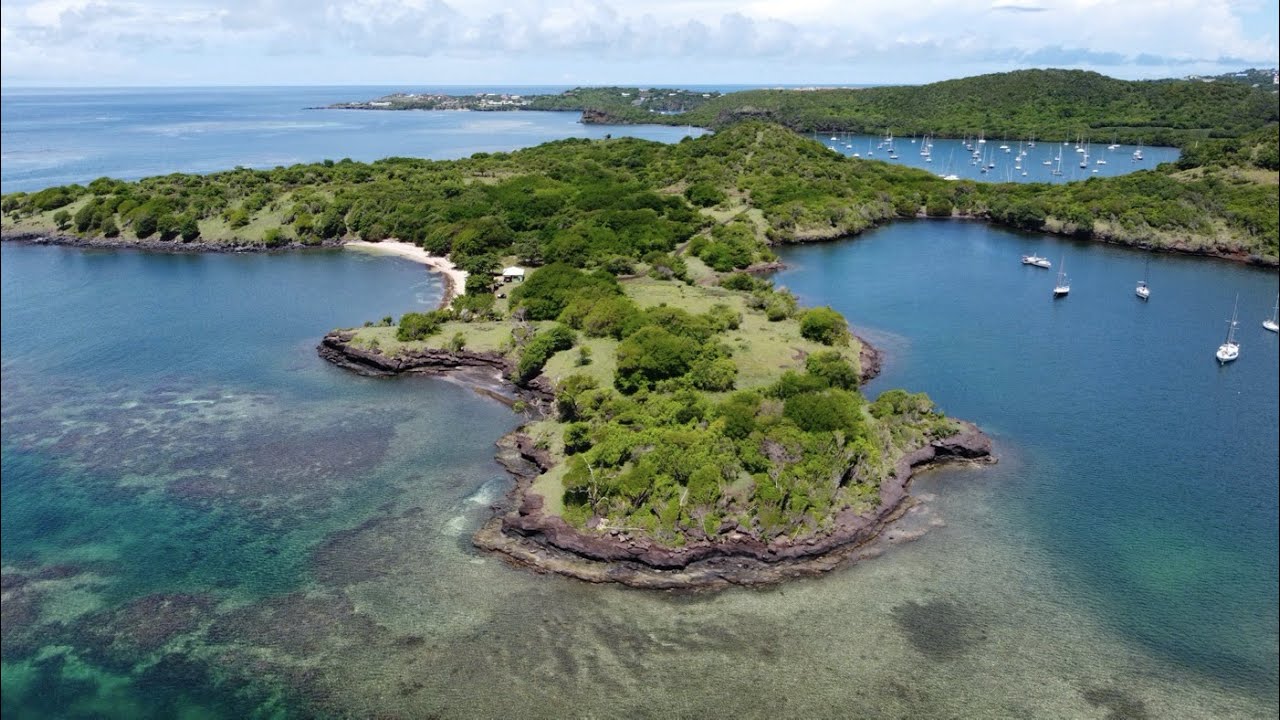 16 Île de Grenada - tour de Hog Island par le voilier Silkap