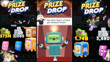 Monopoly Go | x100 PRIZE DROP 3k Peg-E Chip | X1000 #gameplay #giveaways @monopolygo #monopolygo