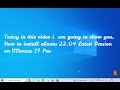 How to install Ubuntu 22 04 Latest Version on VMware 17 Pro