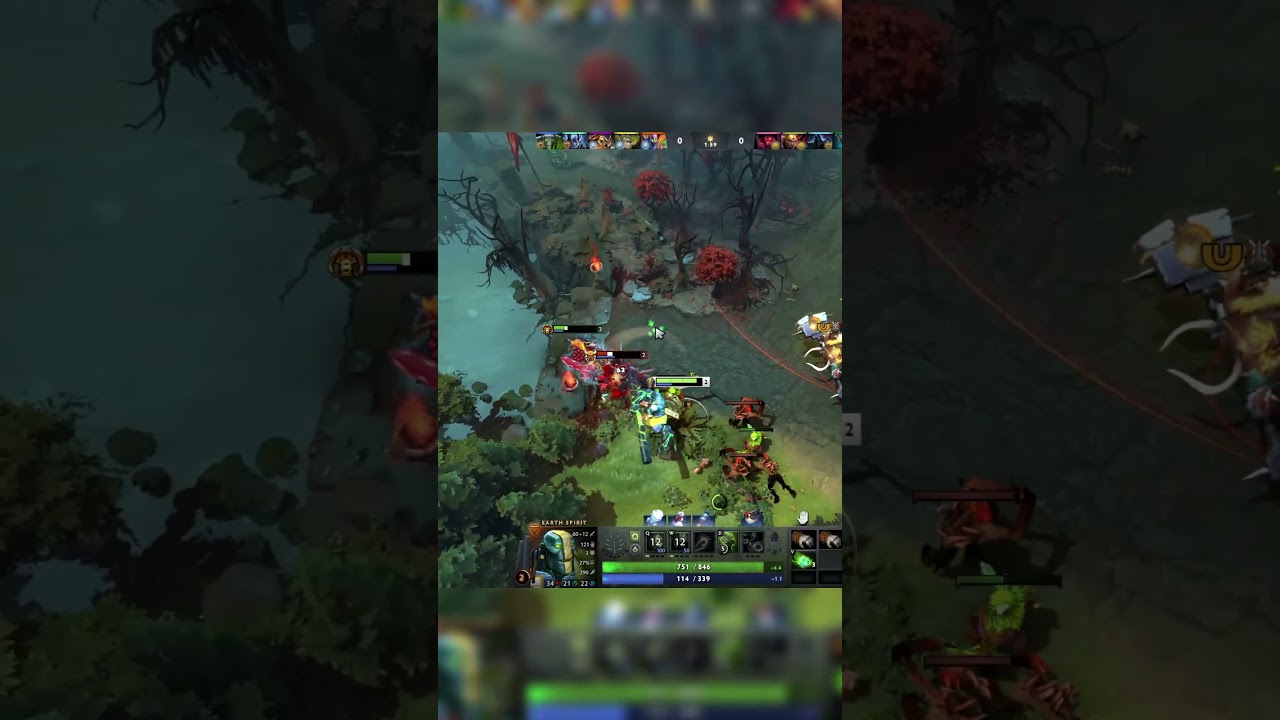 Earth Spirit поз 5 и Клинкз 