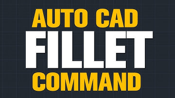 Fillet Command In Auto CAD 2019