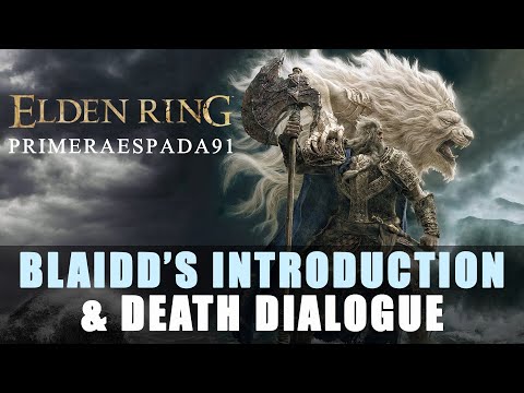 Elden Ring: Blaidd Introduction and Death Dialogue