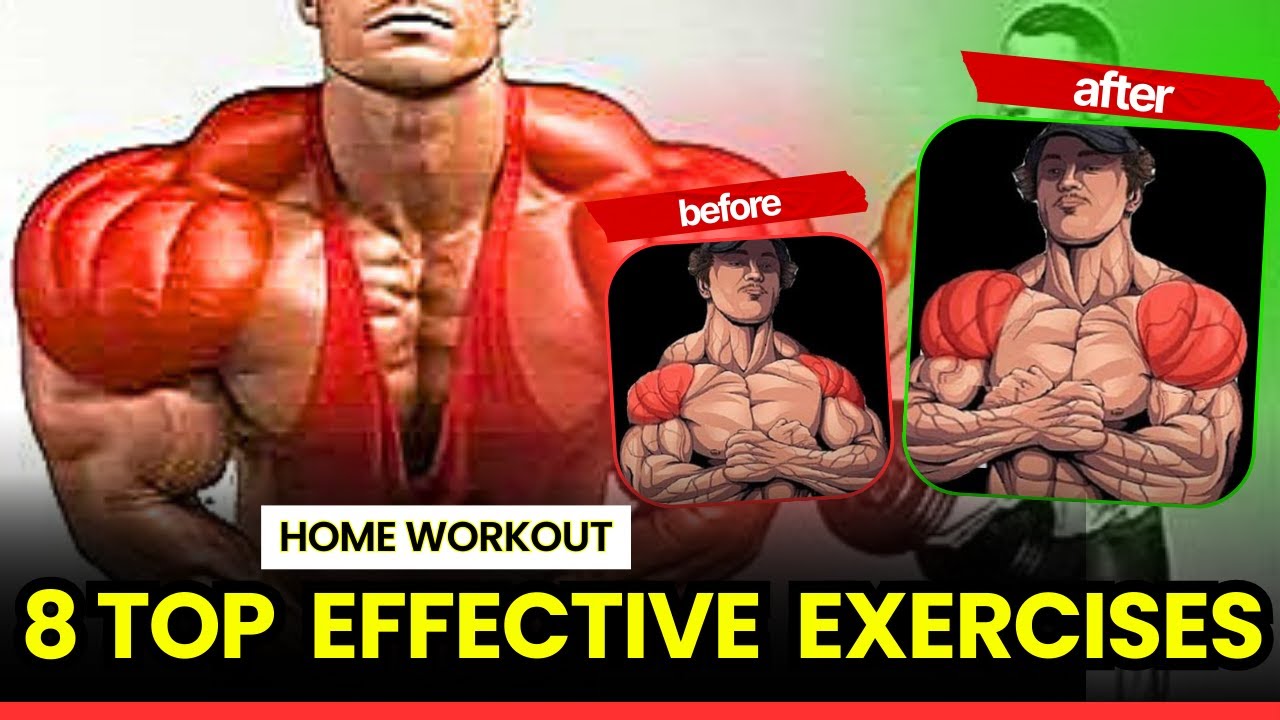 8 EXERCISES For SHOULDERS - NO GYM - HOME WORKOUT #fitness #homeworkout #shoulder