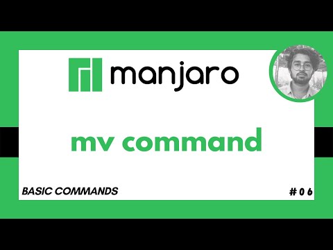 mv Command in Manjaro Linux - Basic Commands in Linux #06