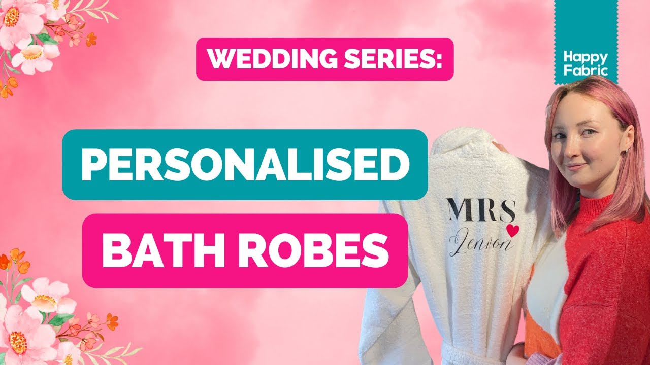 DIY bridal robe | easy HTV project using iron or heat press and Silhouette Cameo 4