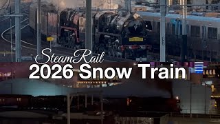 2026 Snow Train | SteamRail Vic | Double Header R711 & R761 | 1.8.26 | Love the sound of steam!!! 2026 Snow Train | SteamRail Vic | Double Header R711 & R761 | 1.8.26 | Love the sound of steam!!!