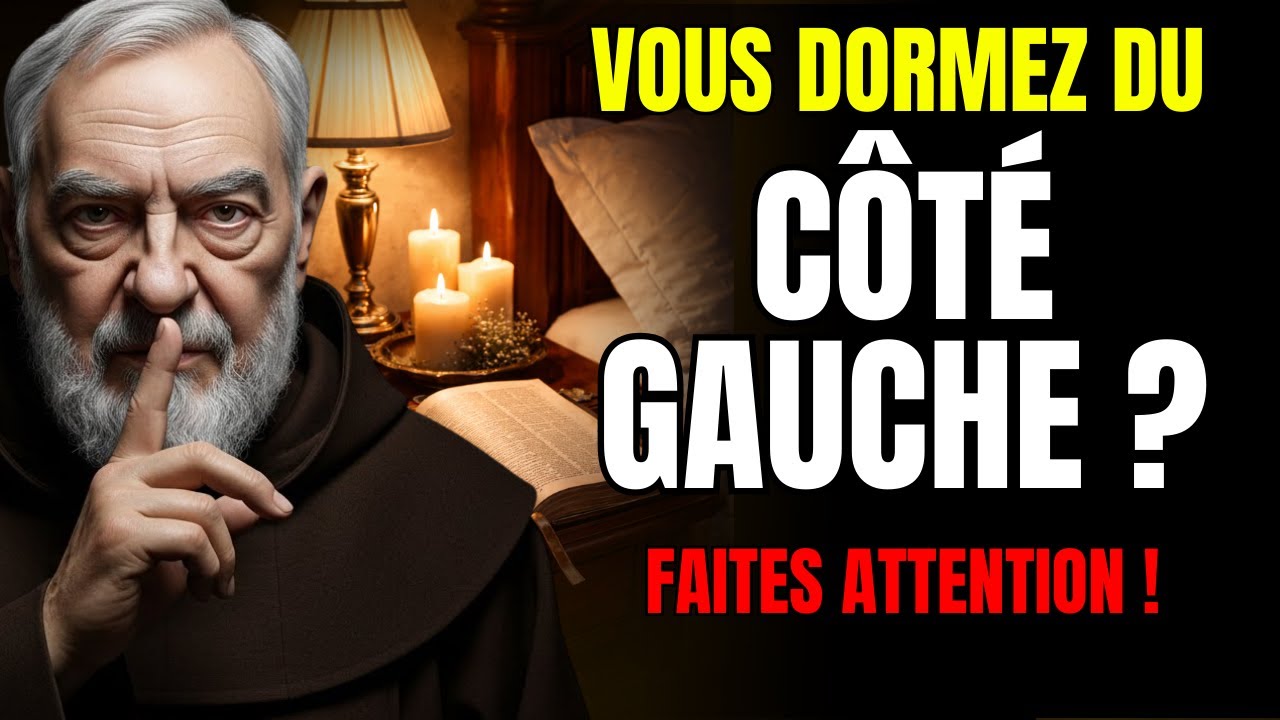 Le secret de Padre Pio sur le fait de dormir du côté gauche que personne ne vous a révélé !