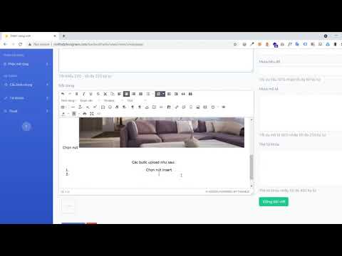 Hướng dẫn tải ảnh vào bài viết trên web