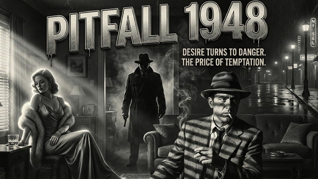 Pitfall (1948) - One Mistake And Desire Becomes a Deadly Trap | The Best Classic Films Series #1080p