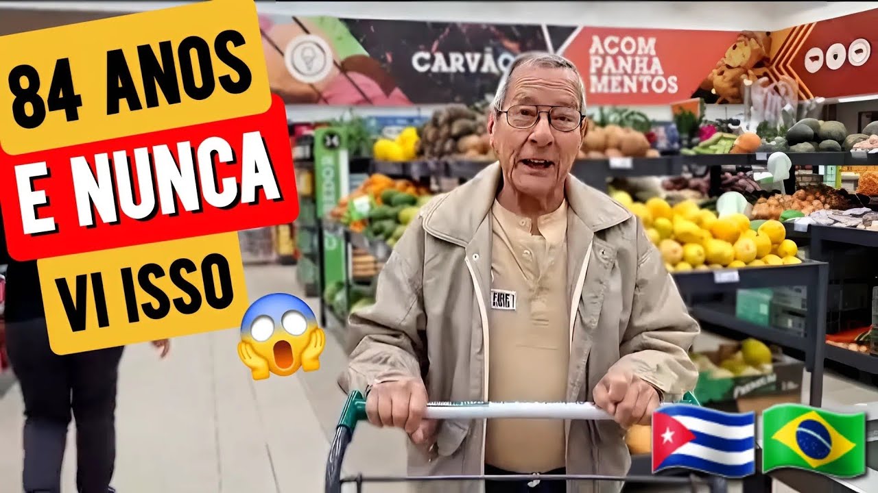 Cubano de 84 anos descobre o Brasil e usa um cartão pela primeira vez! Fiquei CHOCADO 😱🇨🇺🇧🇷