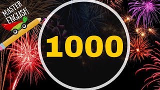 1000 كلمة شائعة في الإنجليزية في فيديو واحد! أتقن الإنجليزية Master English