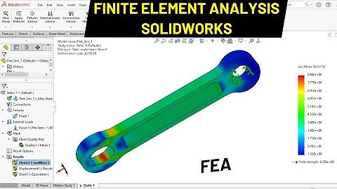 SOLIDWORKS Simulations FEA Tutorial | Robo CAD