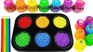 🌈 مزج السلايم المريح ASMR 🌈🦄 يونيكورن قوس قزح ماي ليتل بوني ضد السلايم اللامع | مزج عشوائي للسلايم