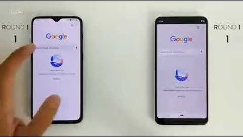 Speedtest OnePlus 6T VS Google Pixel 3