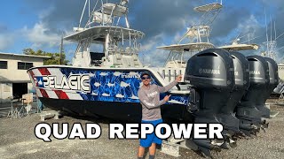 Quad Engine Repower! New Yamaha 300’s on 37 Freeman!