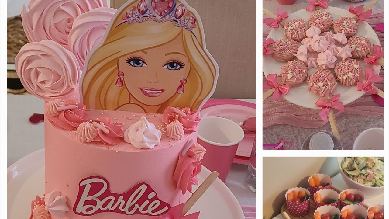 Préparatifs de l'anniversaire de ma fille thème Barbie💕. Recettes, Gâteau et idées cadeaux à offrir.
