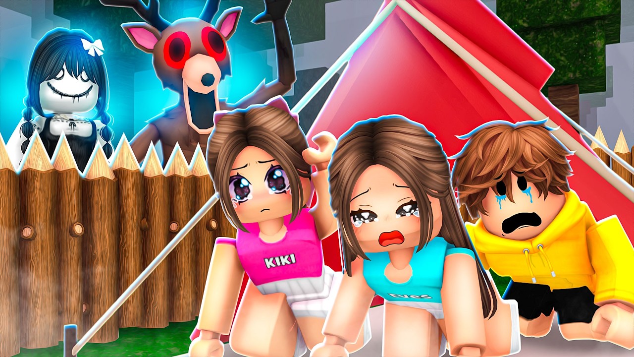 Someone is CAMPING outside our BASE at 3AM in 99 Nights in The Forest..