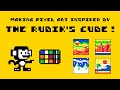 Pixel Art Inspired by the Rubik's Cube!