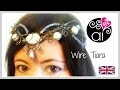 Wire tiara diy  wire wrapping tutorial  wedding  ceremony eng