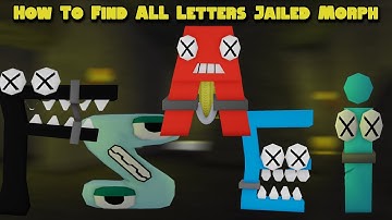 UPDATE - HOW TO FIND ALL JAILED LETTERS MORPH IN BACKROOMS FIND THE MORPHS - ROBLOX !!!