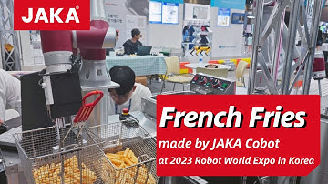 JAKA Cobot making French Fries - Robot World Expo 2023 in Korea