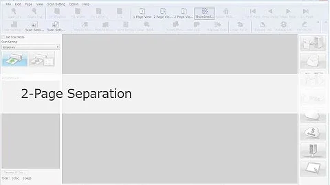 Panasonic "Image Capture Plus" Demo - 2-Page Separation