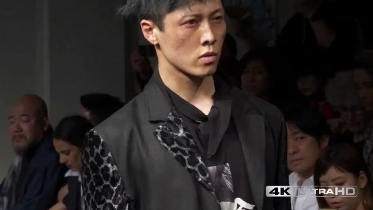 Yohji Yamamoto Pour Homme - SS19 Runway Show - 4k Ultra HD - YouTube