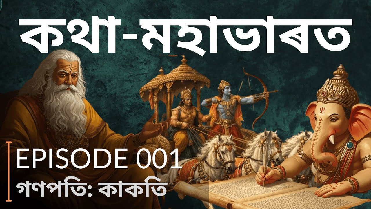 কথা-মহাভাৰত l প্ৰথম খণ্ড। Ep 01 | পাতনি।মহাভাৰত কেনেকৈ ৰচনা কৰা হৈছিল? অসমীয়াত মহাভাৰত #mahabharat