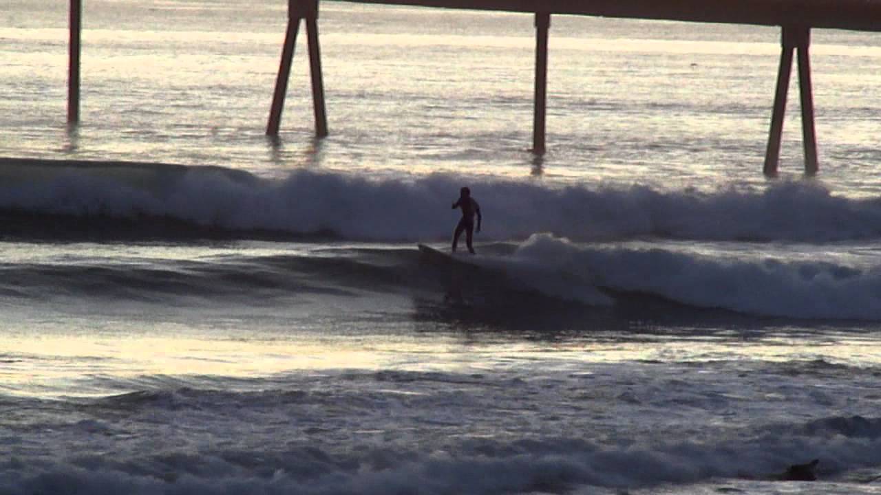 Sunset Surfer Mussel Shoals California YouTube