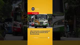 En Bucaramanga no escampa: el descontrol vial se apodera de la carrera 21 | Oro Noticias