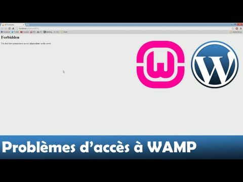 Autoriser les accès (Forbidden) | WampServer